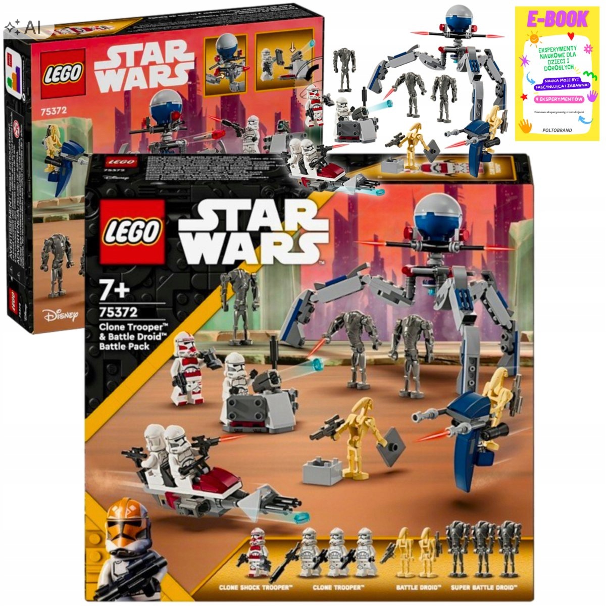 Lego Klocki Star Wars Żółnierze Armii Klonów Dla Chłopca Ebook