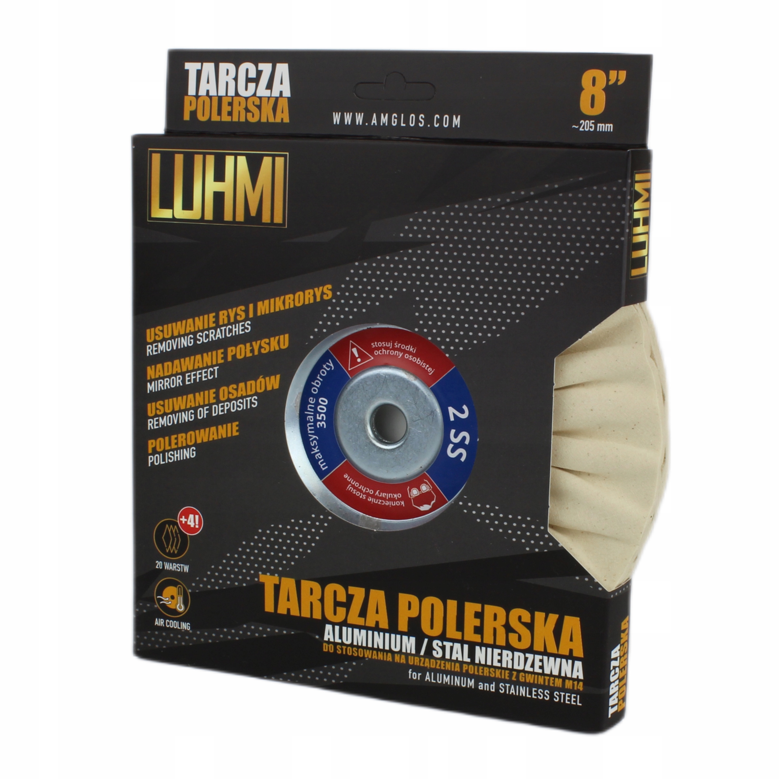 Średnio twarda tarcza do aluminium