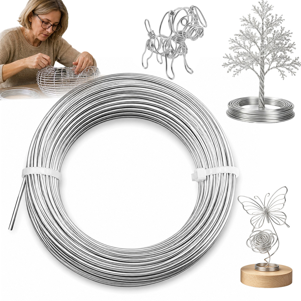 Hliníkový Drát Pro Kutily 3 MM X 30 M Diy Šperky Ruční Práce