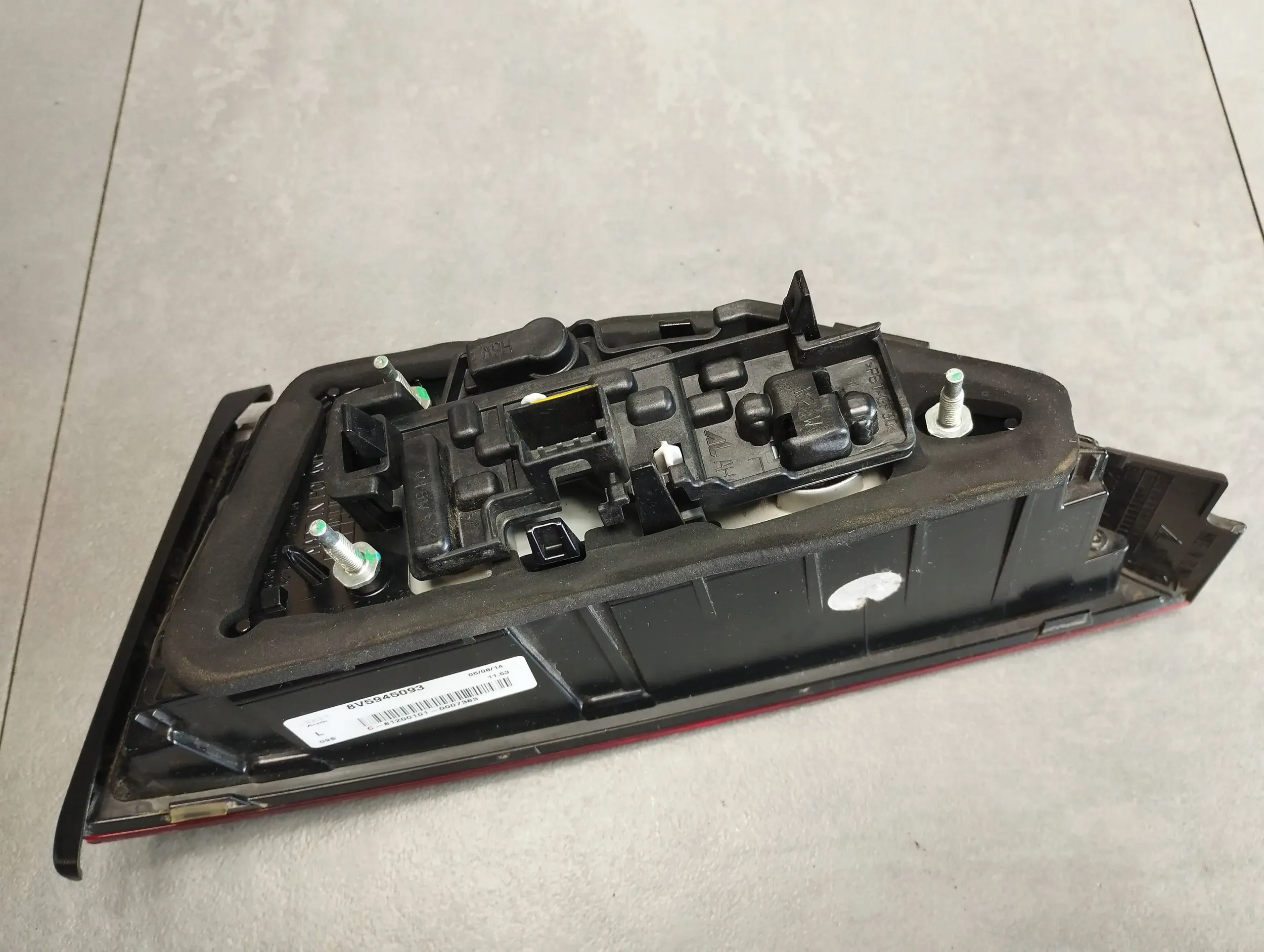 Audi A3 8V sedan light left rear part 8V5945093 bonnet