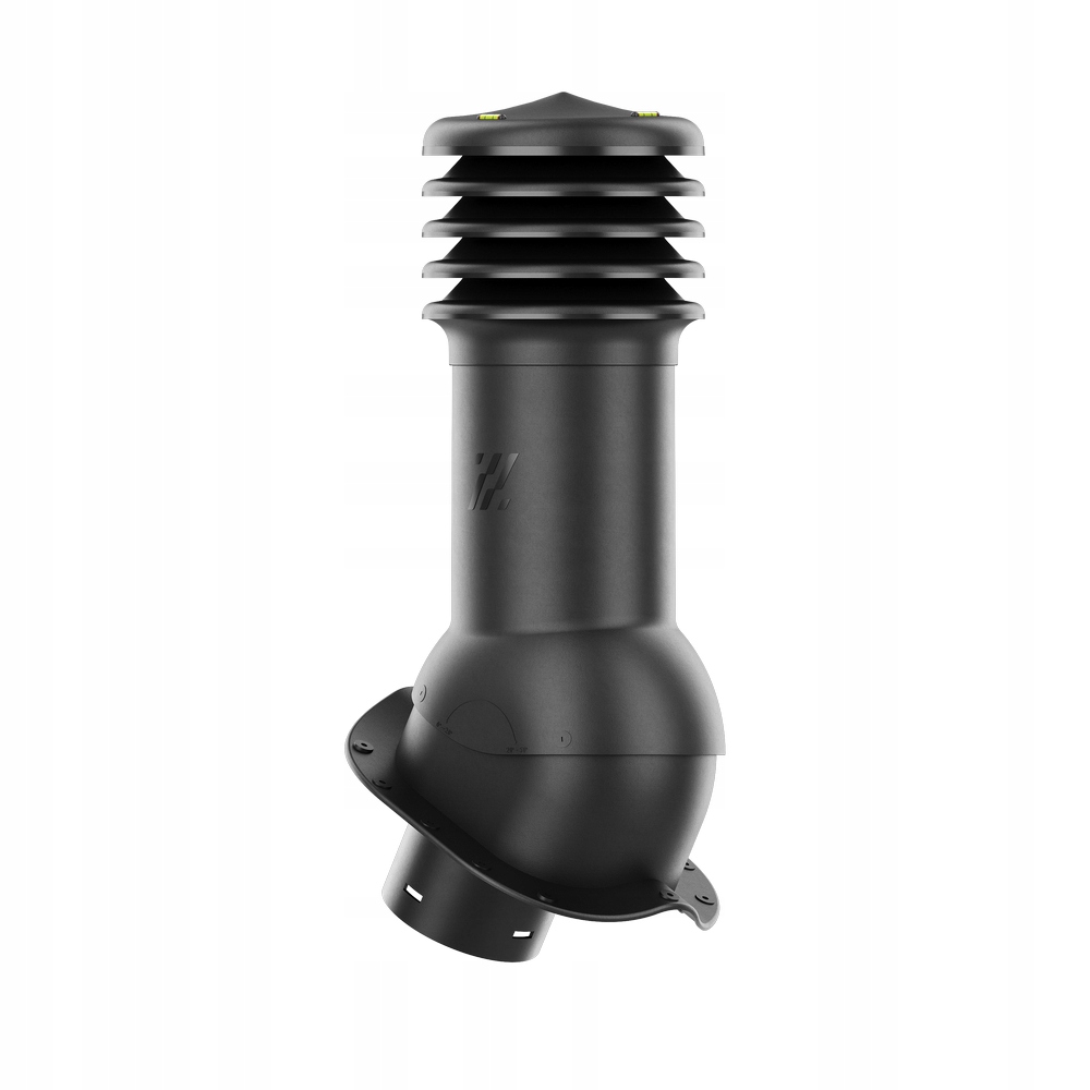 Větrací komín HiVent fi150 Každá plechovka Černá 9005