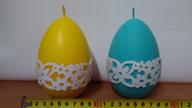 świeca JAJKO FOLK 80 / 130 mm   -  J80130KFVE — 2