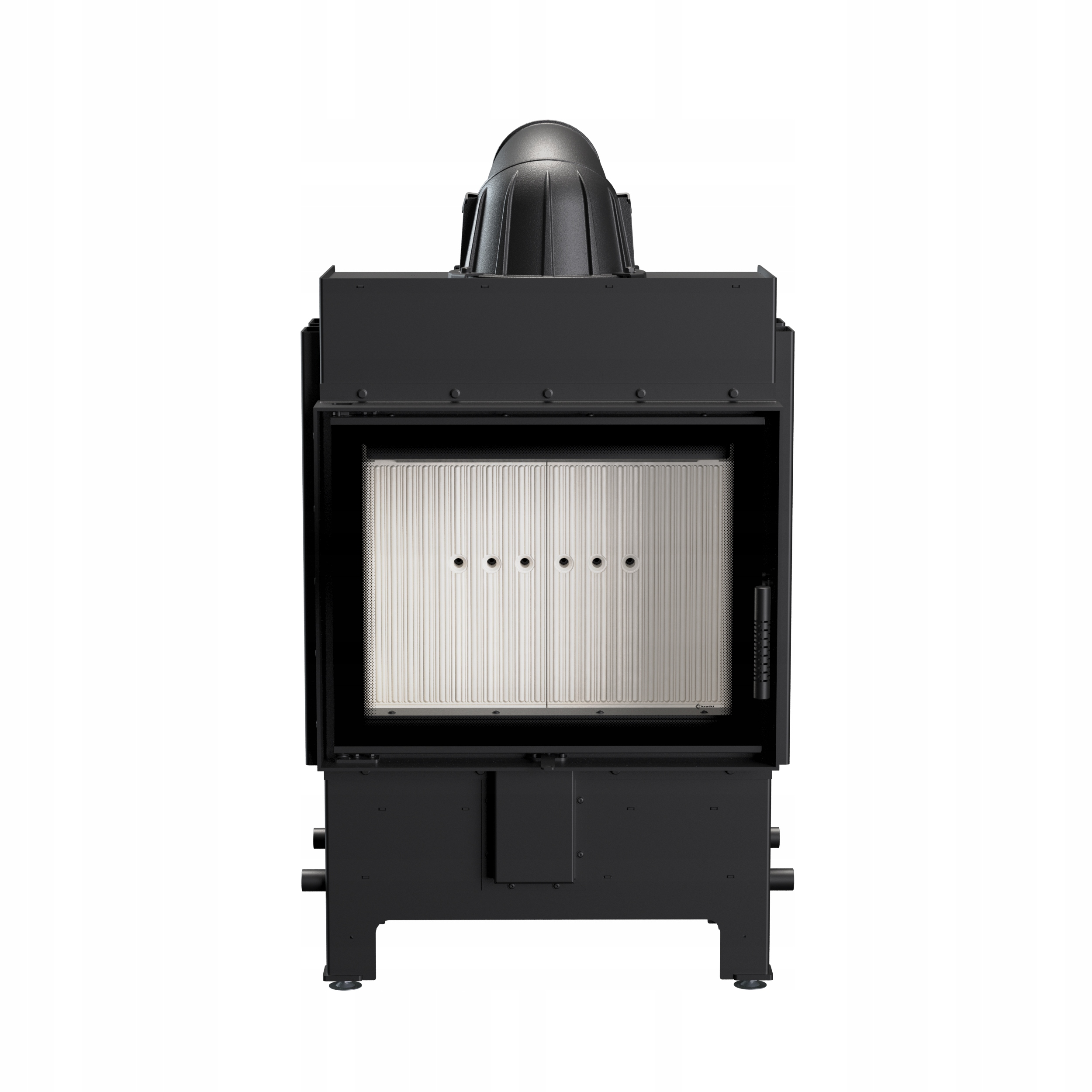 Kominek Powietrzny Kratki Lucy Slim 8 kW fi 160 z Domykaniem Ekoprojekt