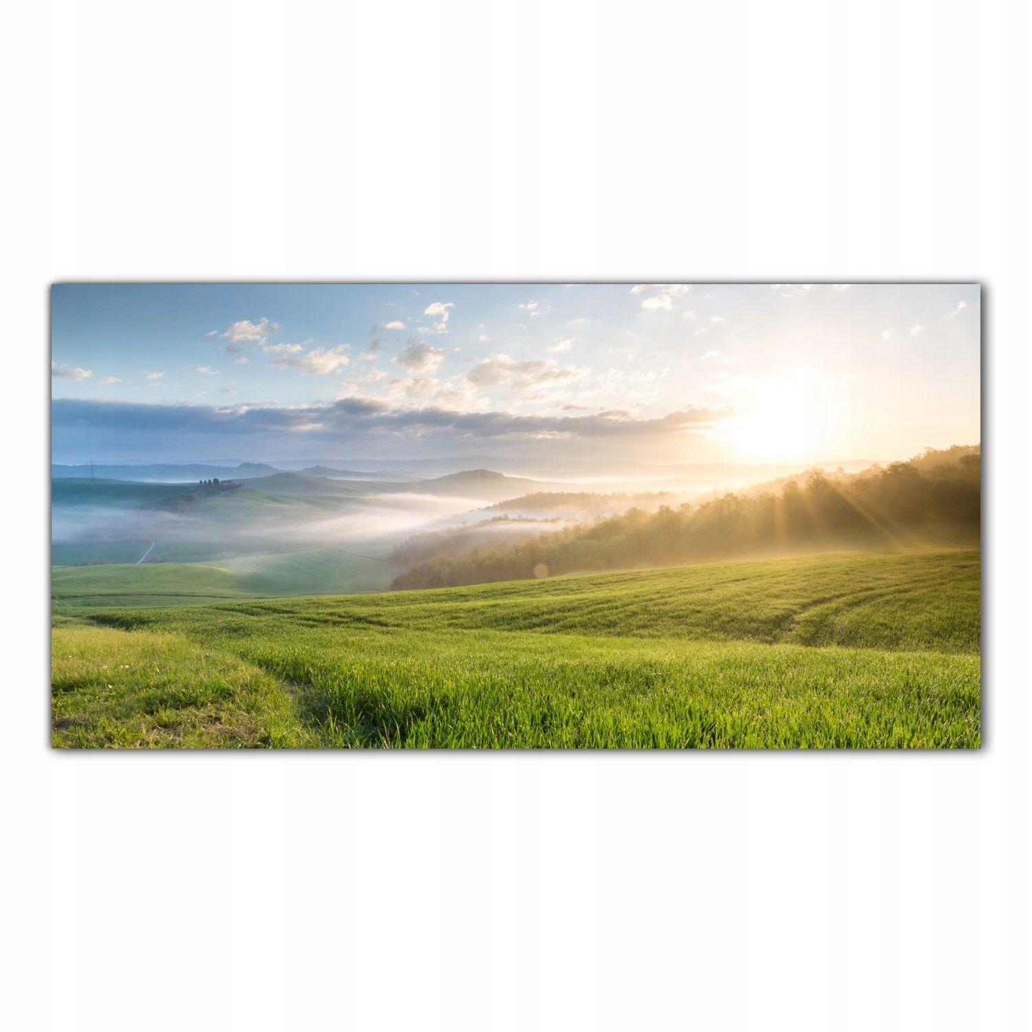 Kreta Wschód Słońca 120x60 Panel szkło do kuchni
