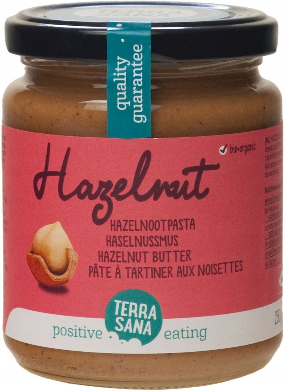 Krém Z Pražených Lískových Ořechů Bio 250 g Terrasana
