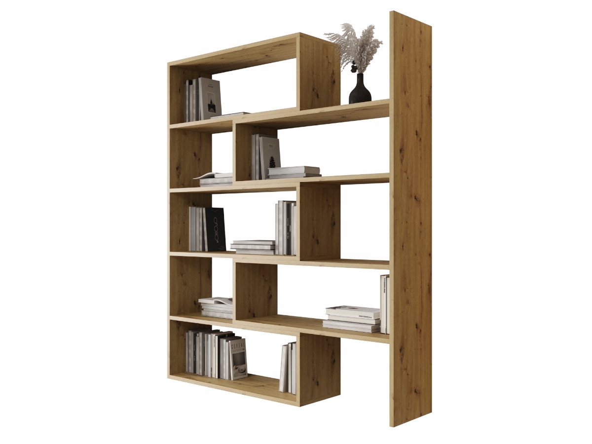 Rozkládací skládací regál Zig Zag Police na knihy 72-125 cm LK2 O-sofa