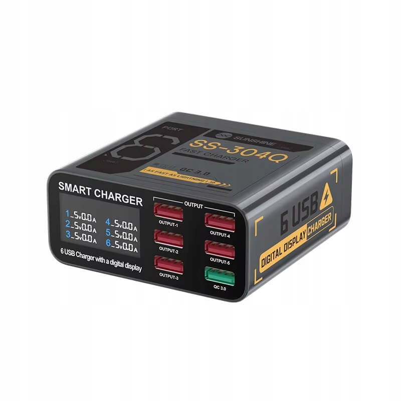Ładowarka Serwisowa Sunshine SS-304Q-V2 6xUSB