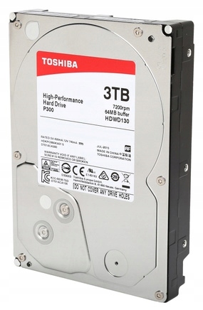 

Dysk 3.5 Toshiba P300 3TB 3000GB 64MB 7200 SATA3