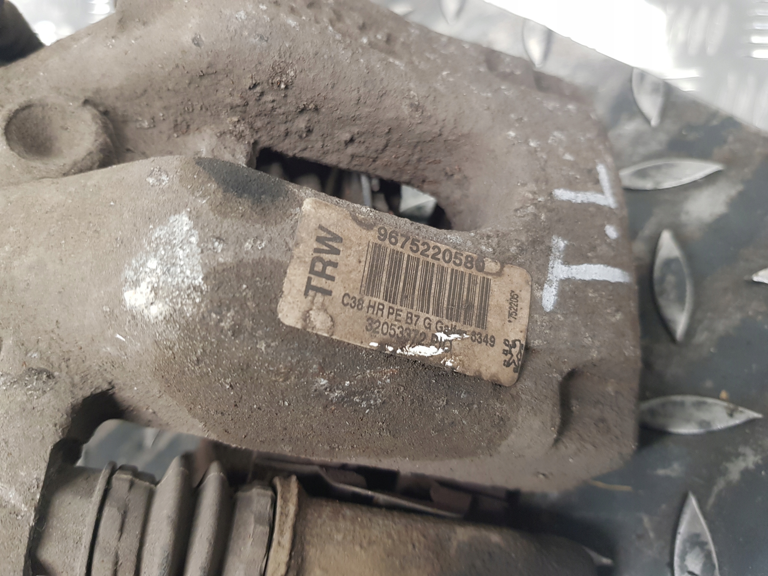 caliper brake left rear part rear CITROEN C4 II (B7)