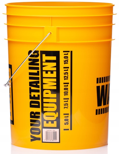 Work Stuff Detailing Bucket Yellow Wash 20L