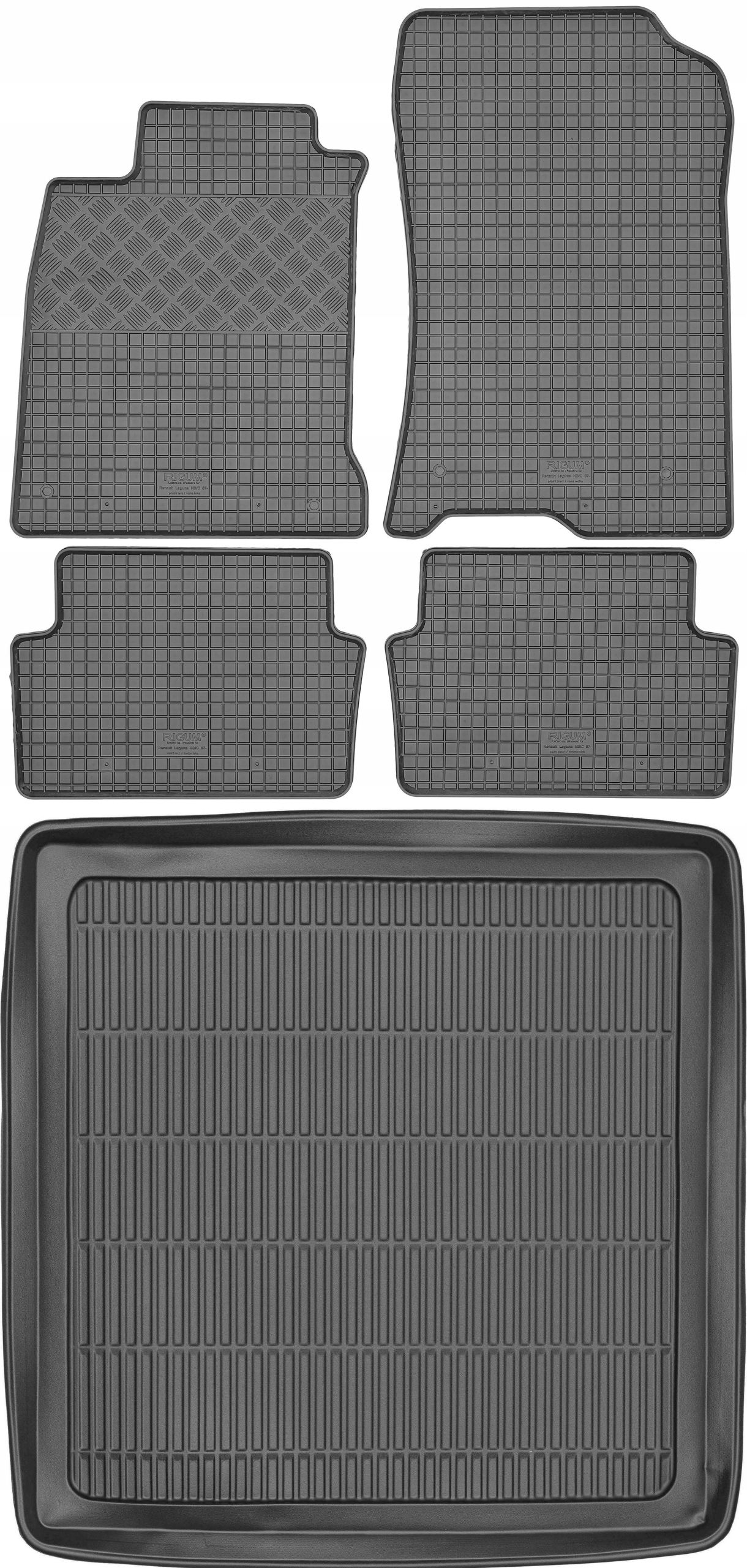 Renault Laguna III Kombi 2007-2015 Set Gumové rohože rohož