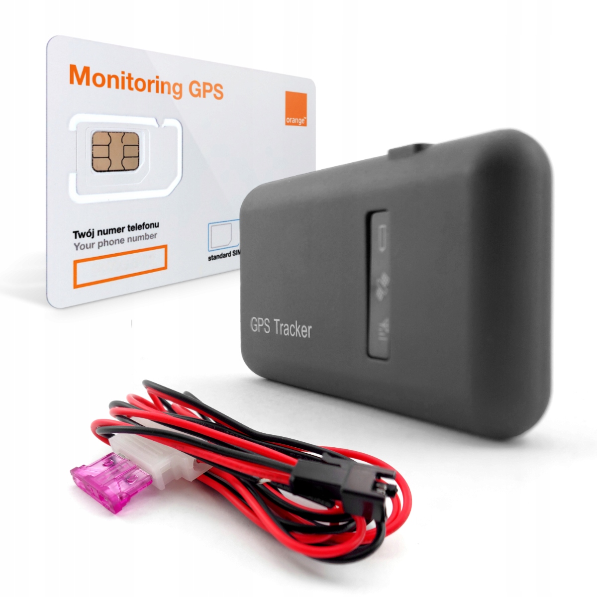 

Lokalizator Gps Tracker + Serwer + Karta Sim GT02