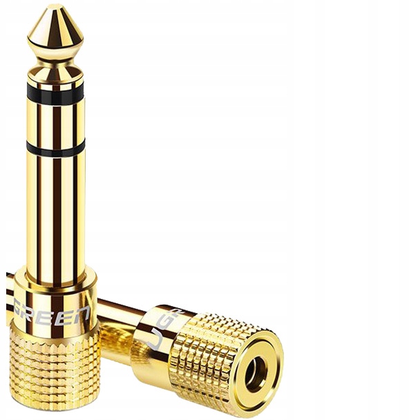 

Przejściówka audio Ugreen 3,5 jack do jack 6,3 mm