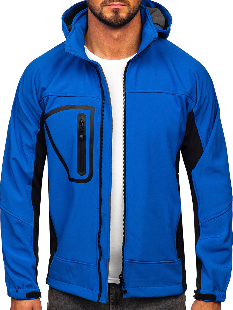 

Kurtka Męska Softshell Niebieska T019 Denley_l