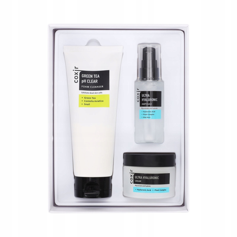 Coxir Ultra Hyaluronic Line Intenzivně hydratační sada 120 ml 50 ml 50 g