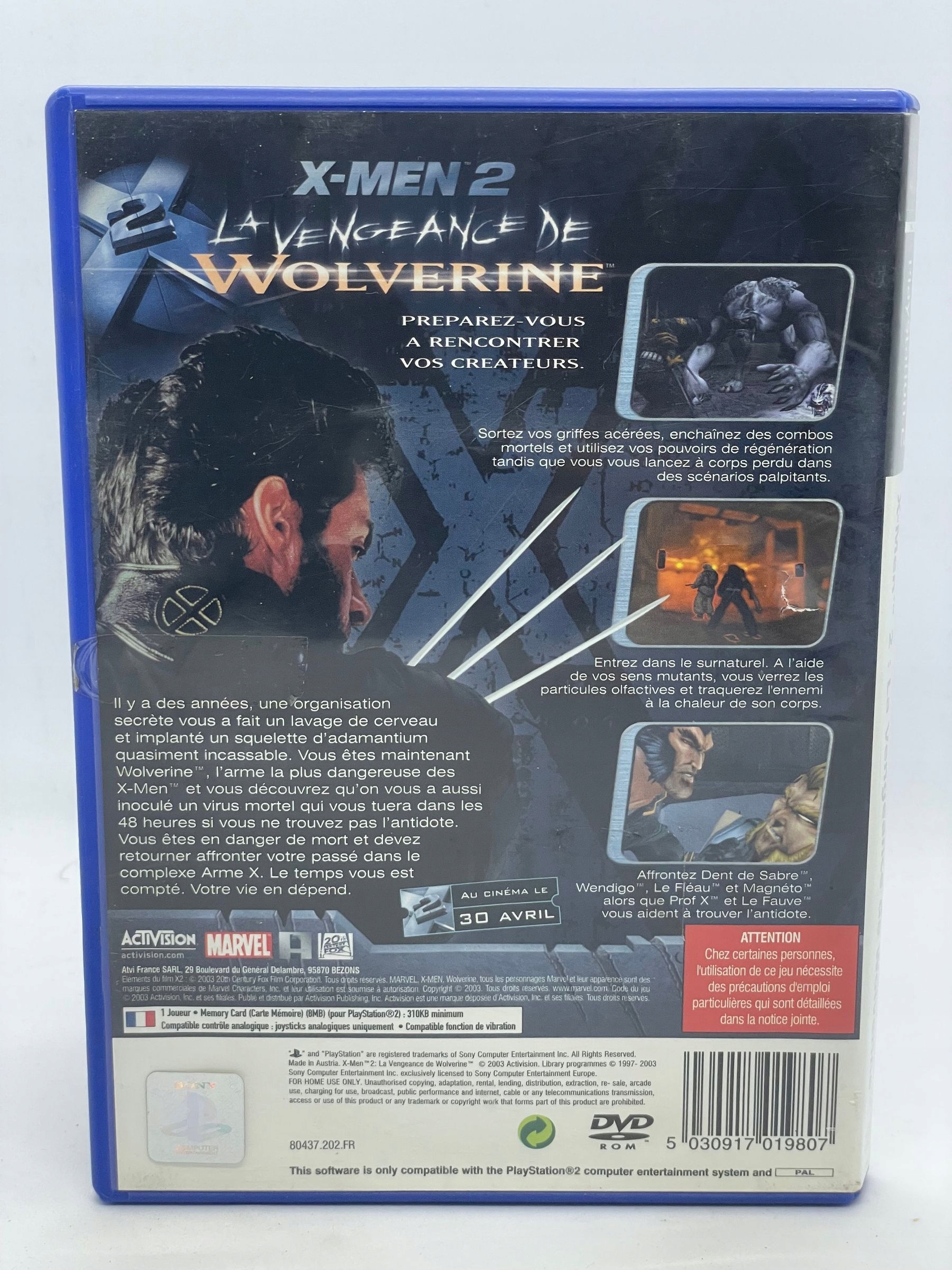 Gra X-Men 2 PS2 (FR) Tematyka gry akcji