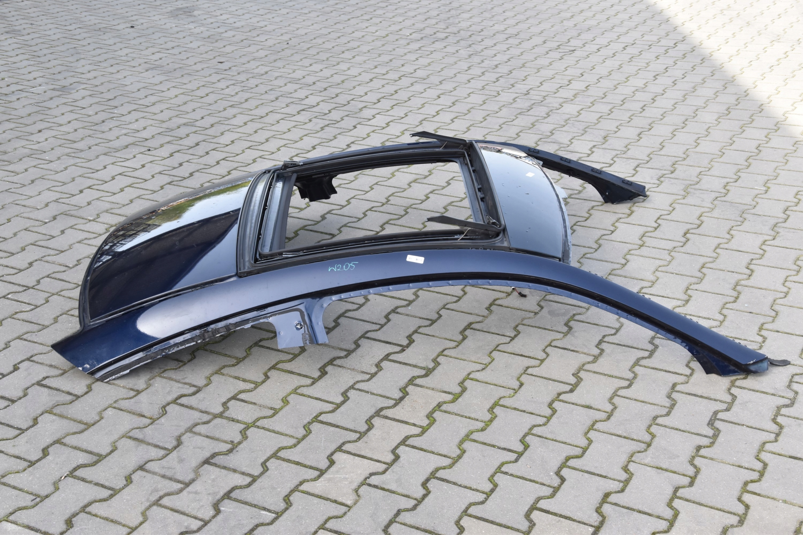 DACH DŁUGIE SŁUPKI MERCEDES BENZ C W205 COUPE C205 2015-23