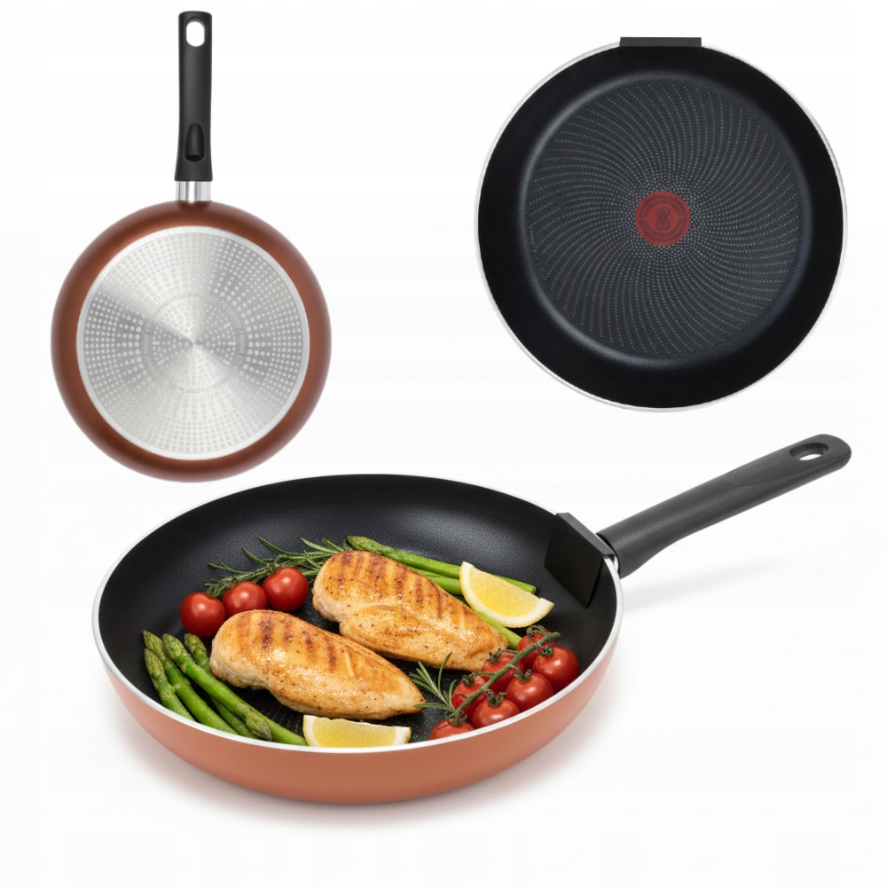 Tefal Patelnia Do Smażenia Tradycyjna Duża 28 CM Indukcja Nieprzywierająca