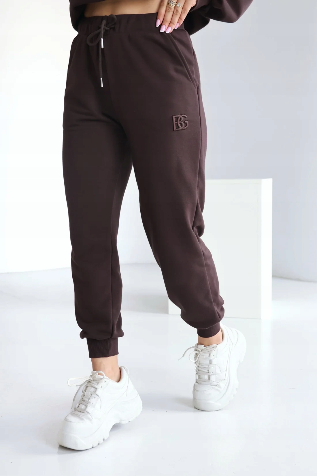 Dámské kalhoty Bg Brand hořká čokoláda S