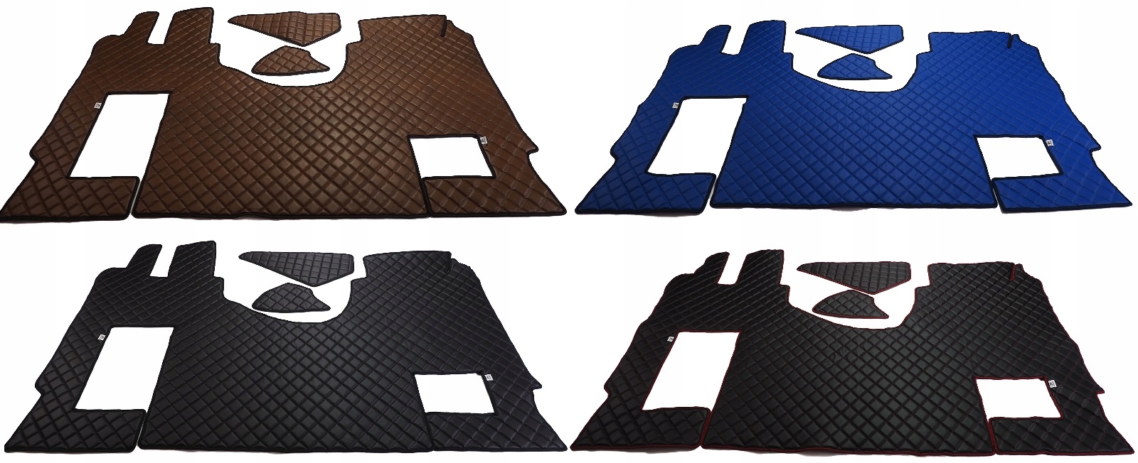 Koberec Tir Prošívaný Mercedes MP4 MP5 Pevné Křeslo (výběr Barvy)