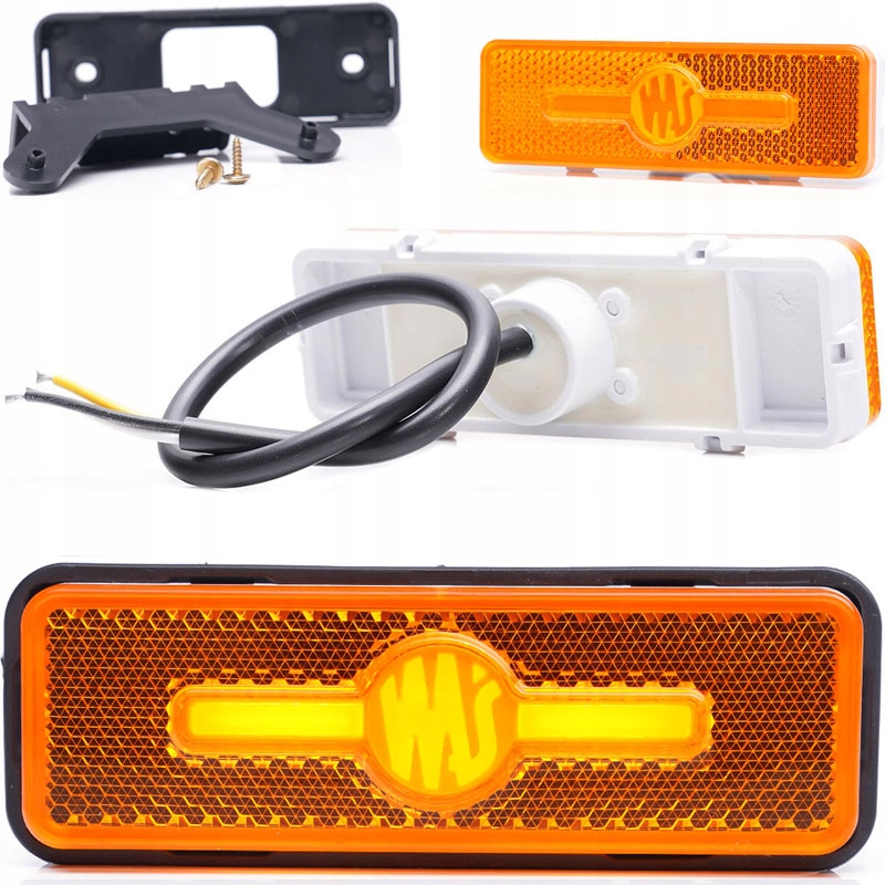 

Lampa Boczna Pomarańczowa Odblask Naczepa Tir Waś