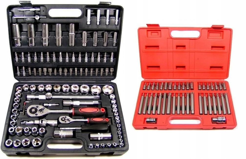 

Zestaw Kluczy Nasadowych 134el 94 +40 Torx Klucze