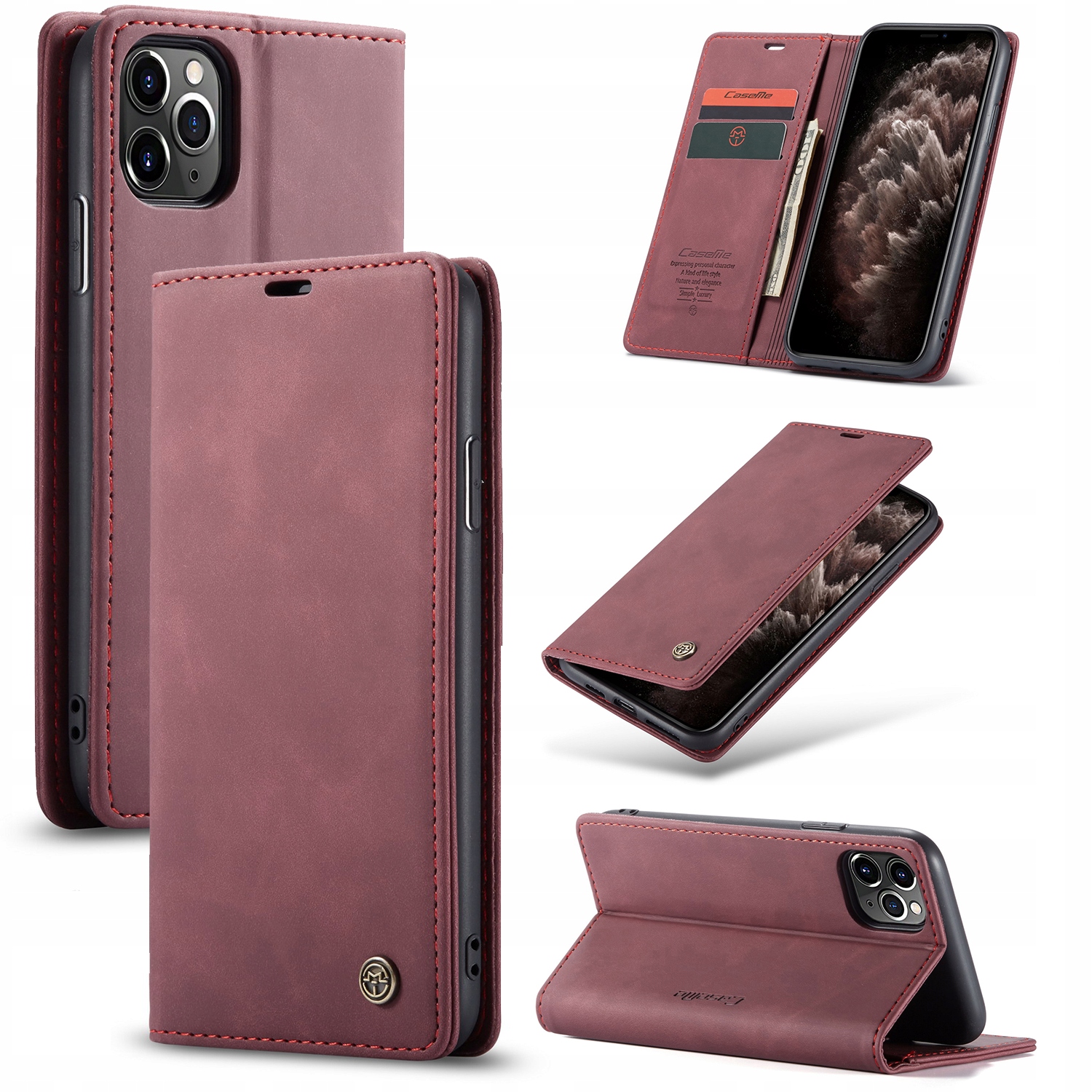 

Caseme | Eleganckie etui, portfel do iPhone 11 Pro