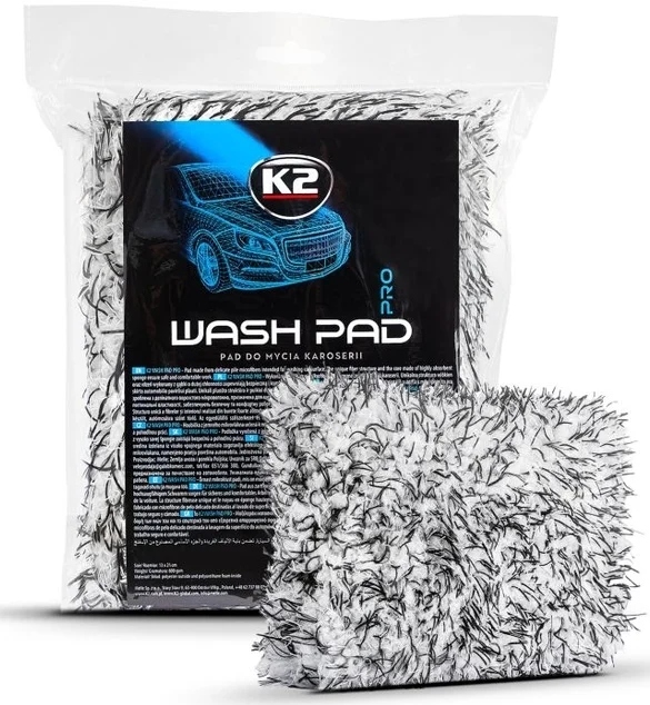 K2 Wash Pad gąbka z mikrofibry do mycia auta samochodu 1 szt.