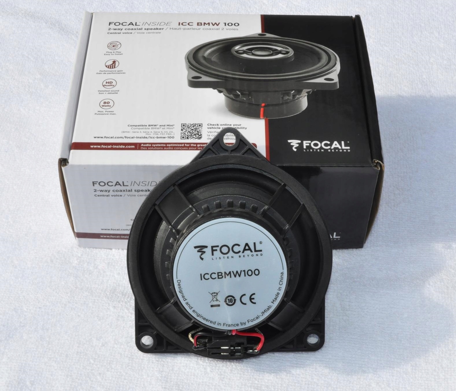 FOCAL ICC BMW 100 CENTRALNY GŁOŚNIK DO SERII E F G DO WERSJI AUDIO HiFi Marka Focal