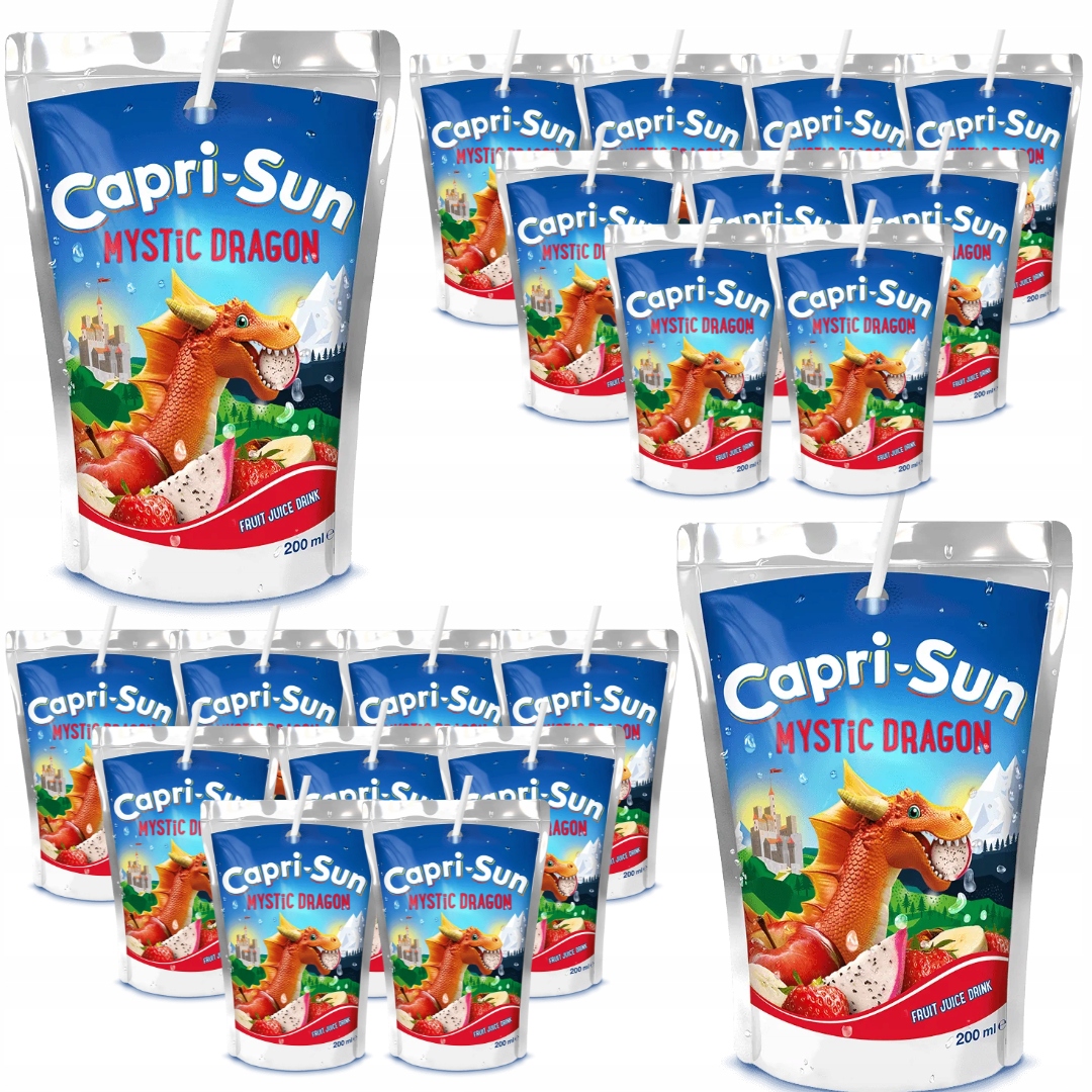 Napój Capri Sun Mystic Dragon Soczki 200ml PAKIET Kod producenta 801091