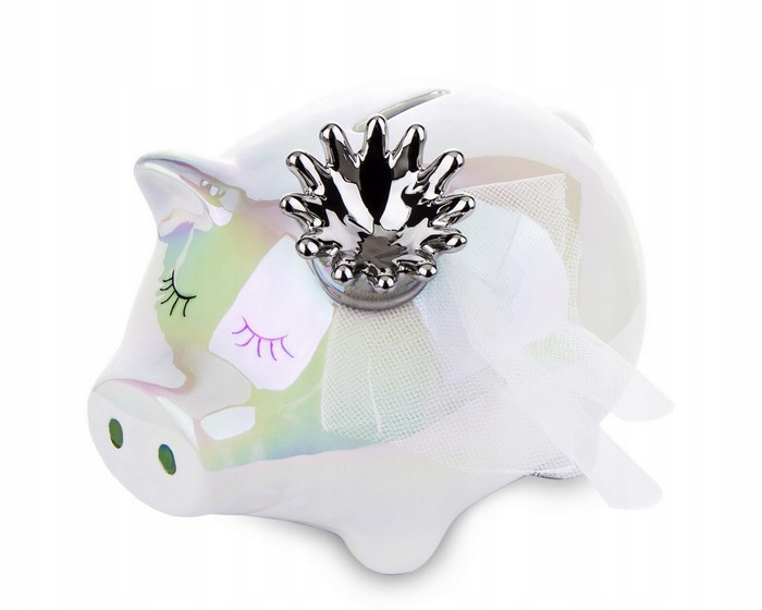 

Skarbonka świnka w koronie w170n dla dziewczynki