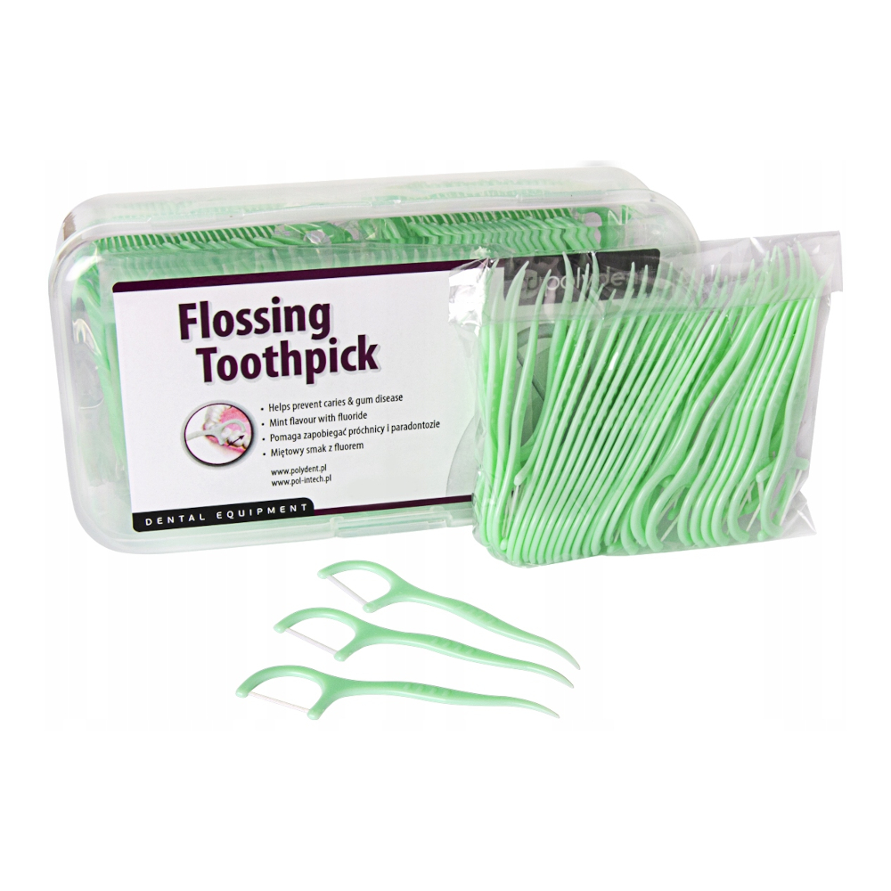 

Polydent Flossing Toothpick niciowykałaczki 200szt