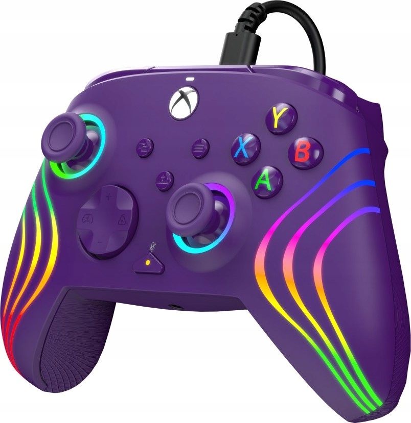 Pdp Drátový ovladač Afterglow Wave Fialový Xbox Series Xbox One Pc