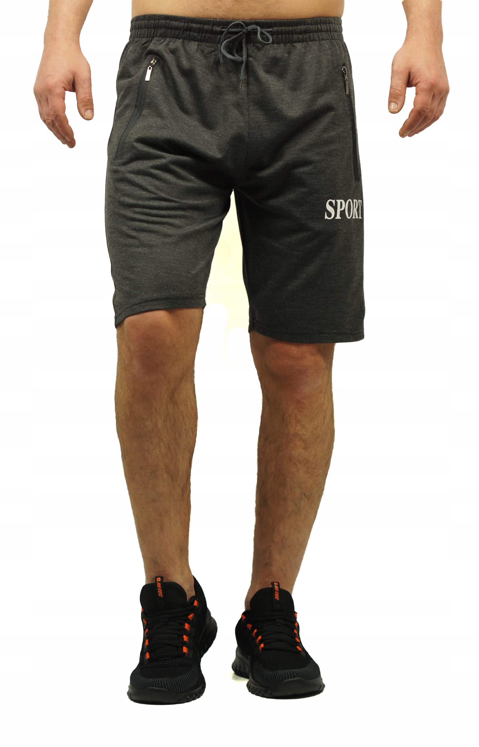 

Krótkie Spodenki Dresowe Gładkie K102 G r.XL