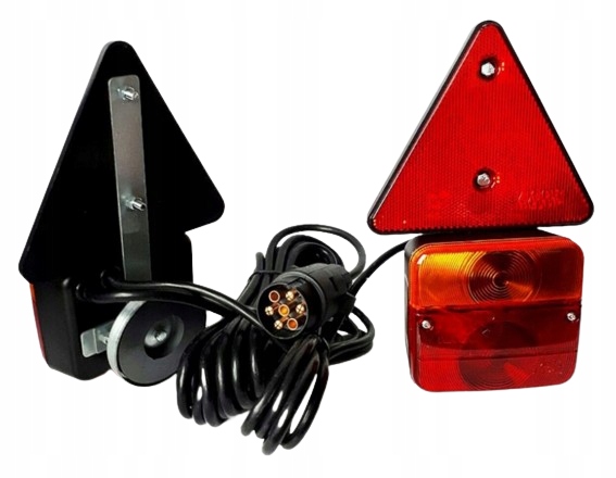 ZESTAW LAMP DO PRZYCZEPY ŚWIATŁA PRZYCZEPKI MAGNES