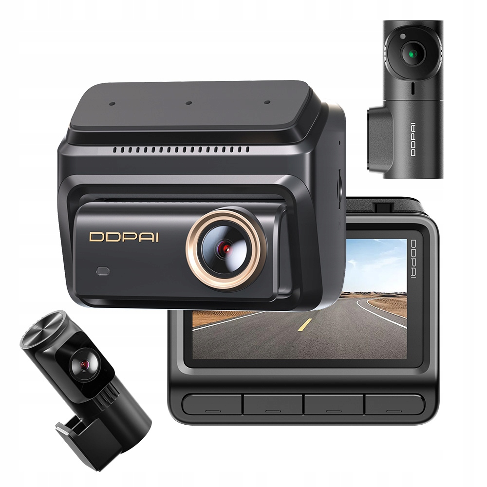 Kamera Videorekordér Ddpai Z90 Pro 4K Hdr Gps Predná +3K MINI3X +2K Zadná