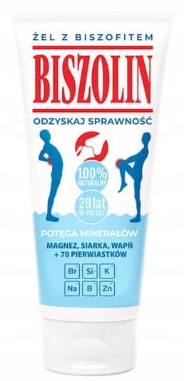 

Biszolin 190g Żel z Biszofitem na Kręgosłup Stawy