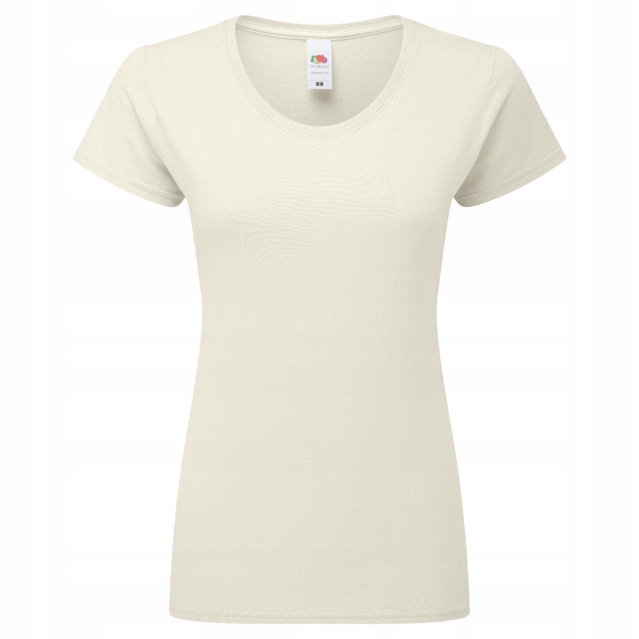 Tričko Iconic 195 Ringspun Premium Fruit of the Loom Natural XL