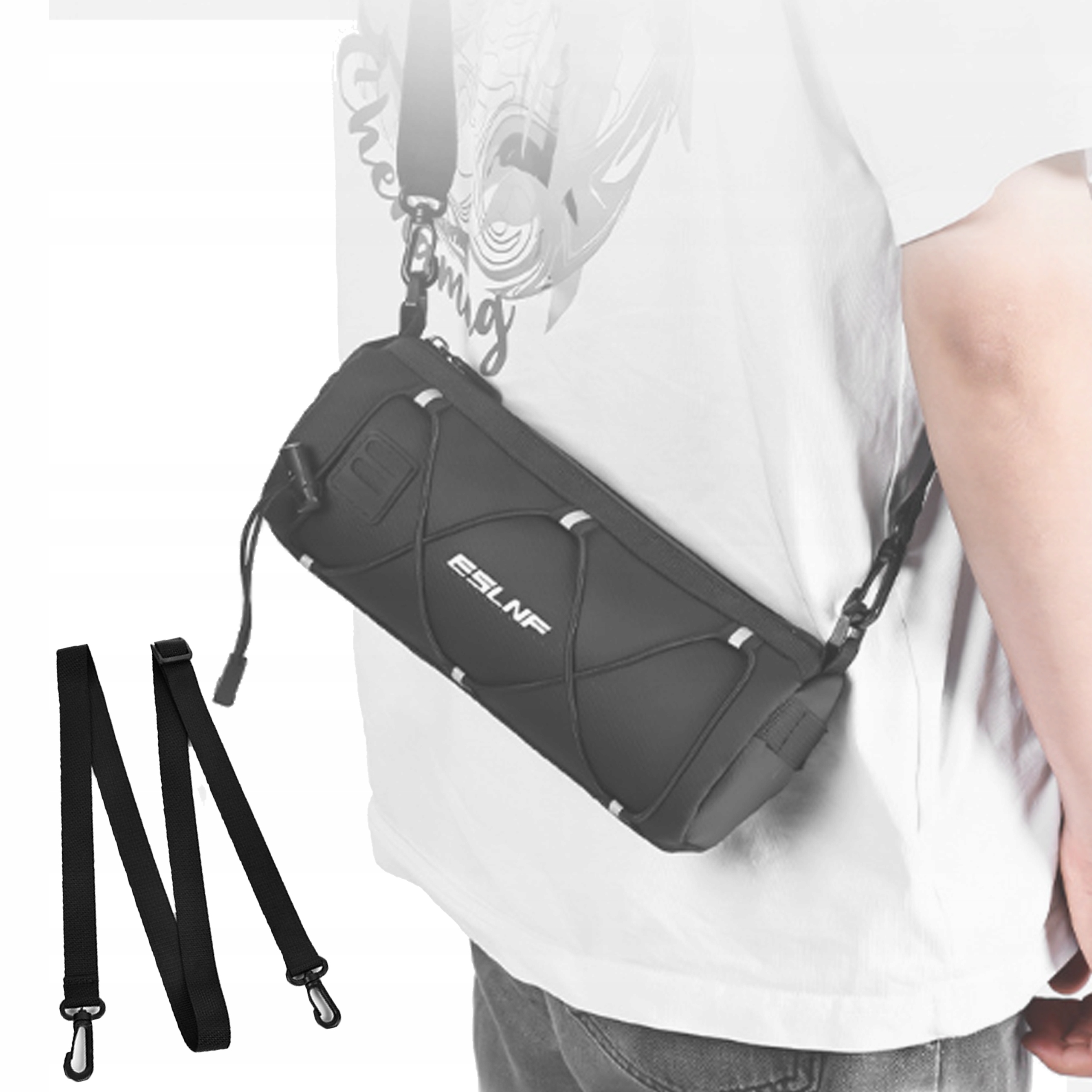 SAKWA TORBA ROWEROWA na KIEROWNICĘ TELEFON przednia WODOODPORNA UNIWERSALNA Model ESLNF246 Shopping24_PL