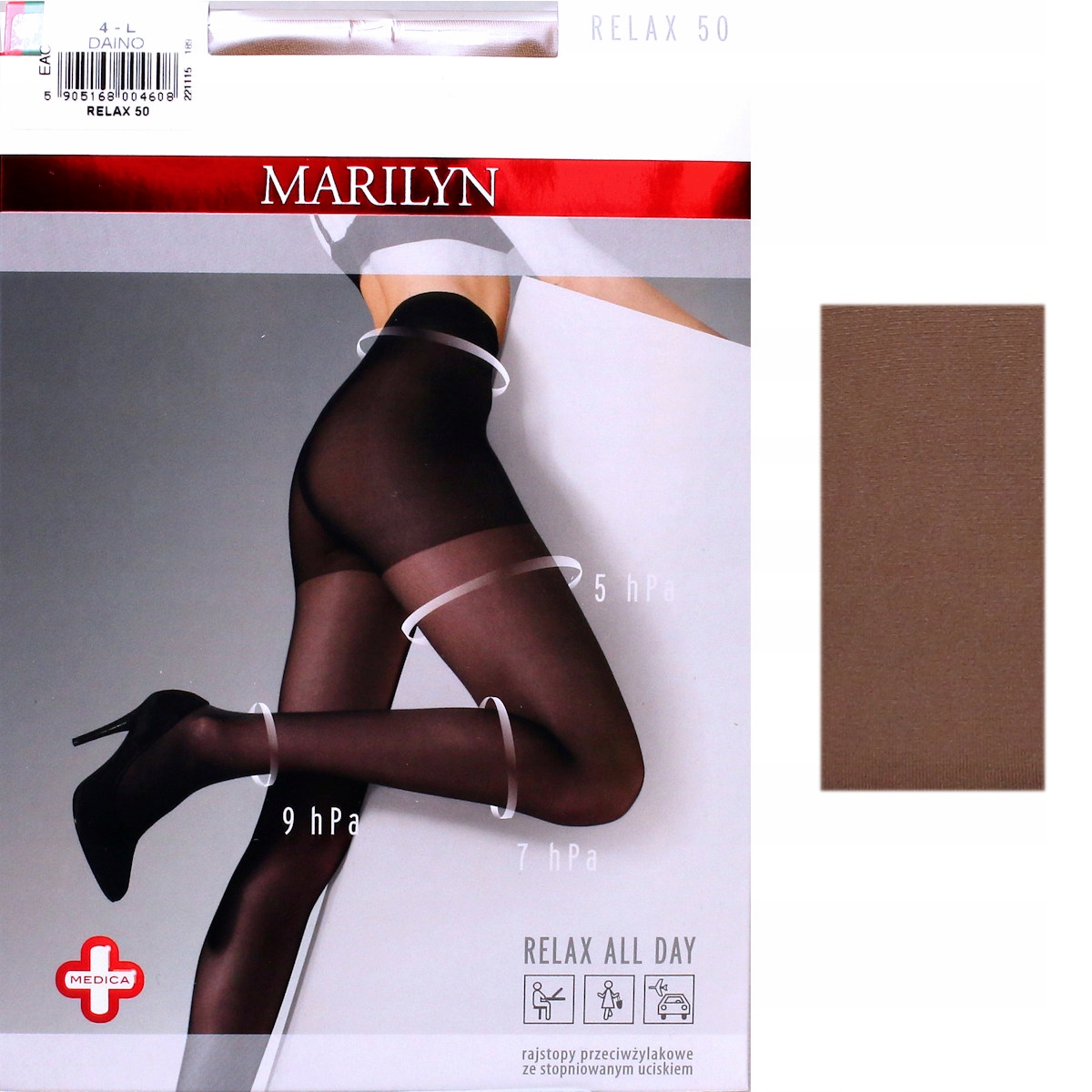 

Marilyn Relax 50 R3 rajstopy daino przeciwżylakowe