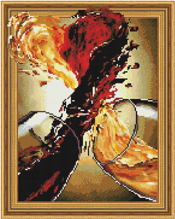 Diamantová mozaika 5D Na dřevo 40x50 Ipicasso