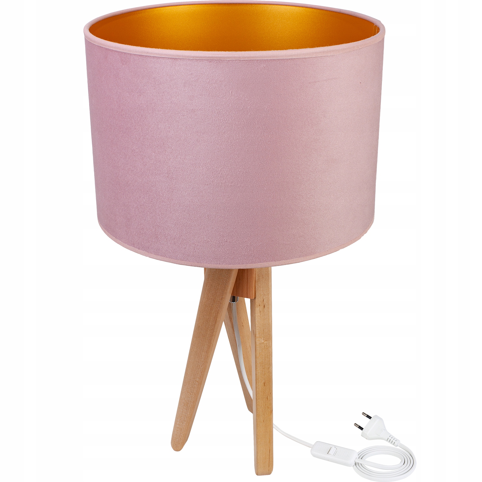 LAMPA NOCNA TRÓJNÓG PUDROWY RÓŻ LAMPA NA KOMODĘ Kod producenta 4210422