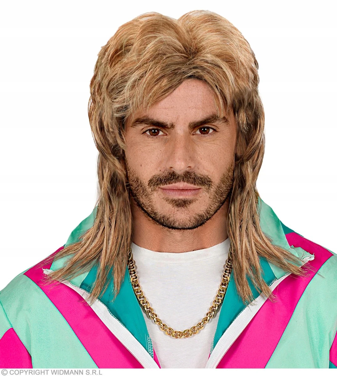 Peruka Retro Lata 80 Lata 90 Disco Zenek Kazik Czeski Piłkarz Perułka