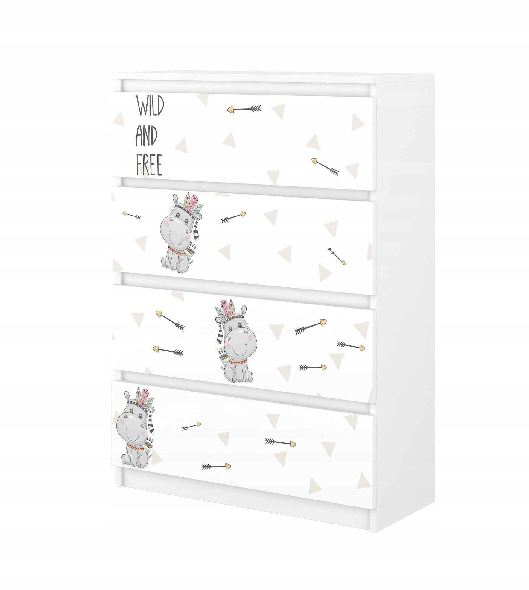 Komoda R-4 dziecięca dla dziecka BABY BOO WZORY Marka Baby Boo