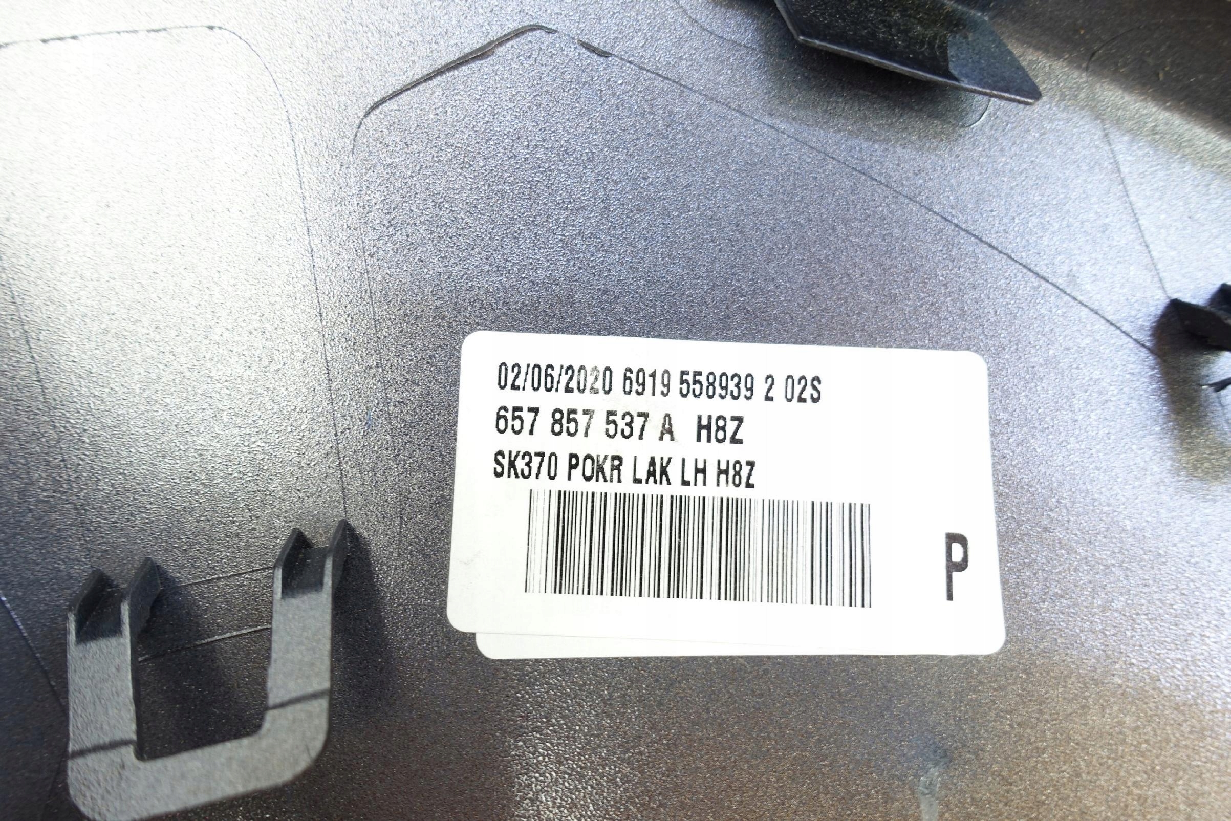 cover mirrors left SKODA SCALA 657 2019- 657857537A