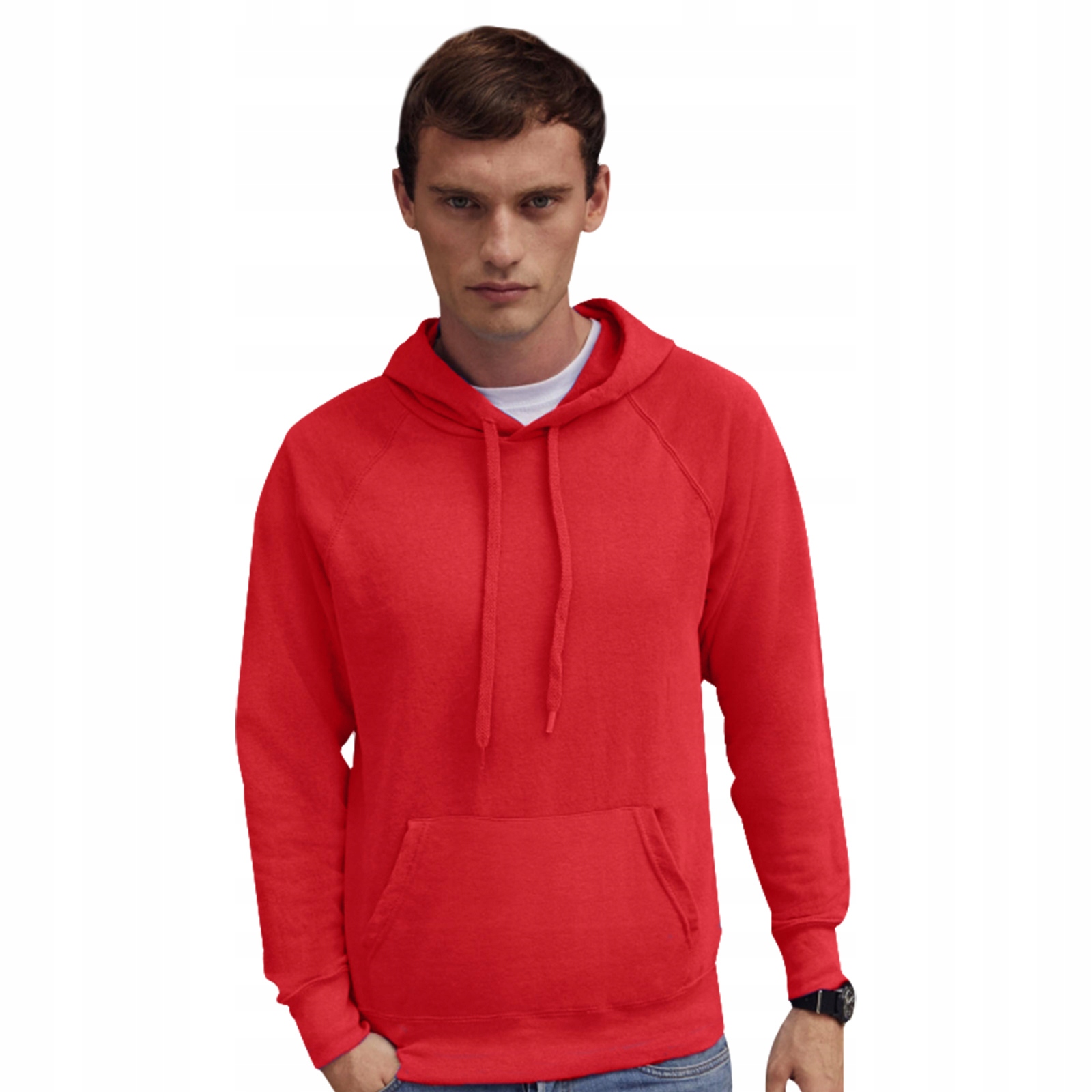 

Męska bluza kangurka Fruit 240g Light czerwona S