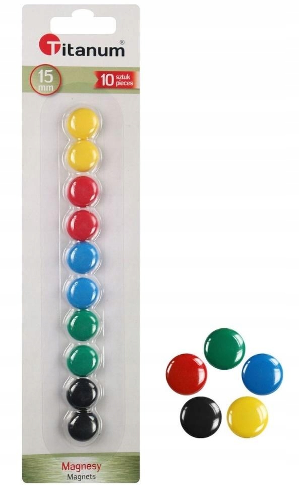 

Magnesy Do Tablic 15MM 10SZT