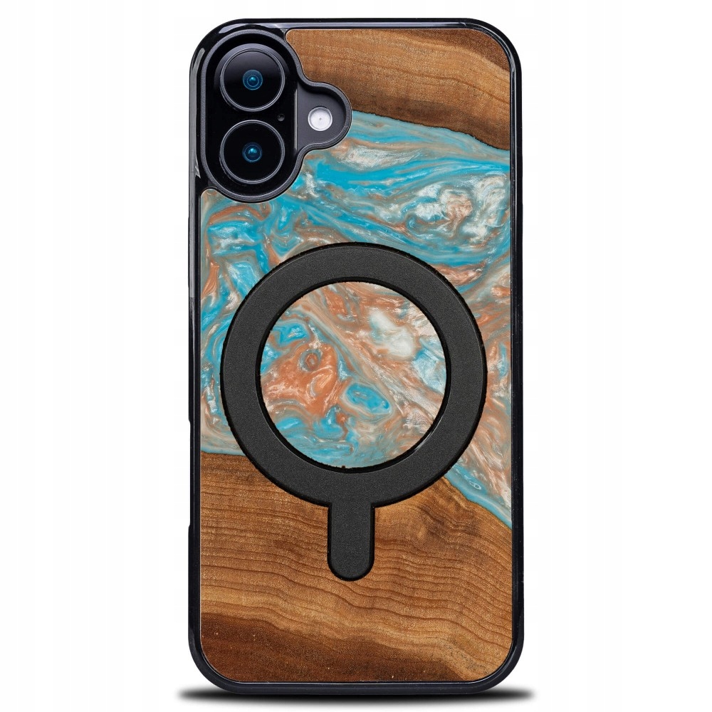 Pouzdro Bewood Unikátní pro iPhone 16 Planety Saturn s MagSafe