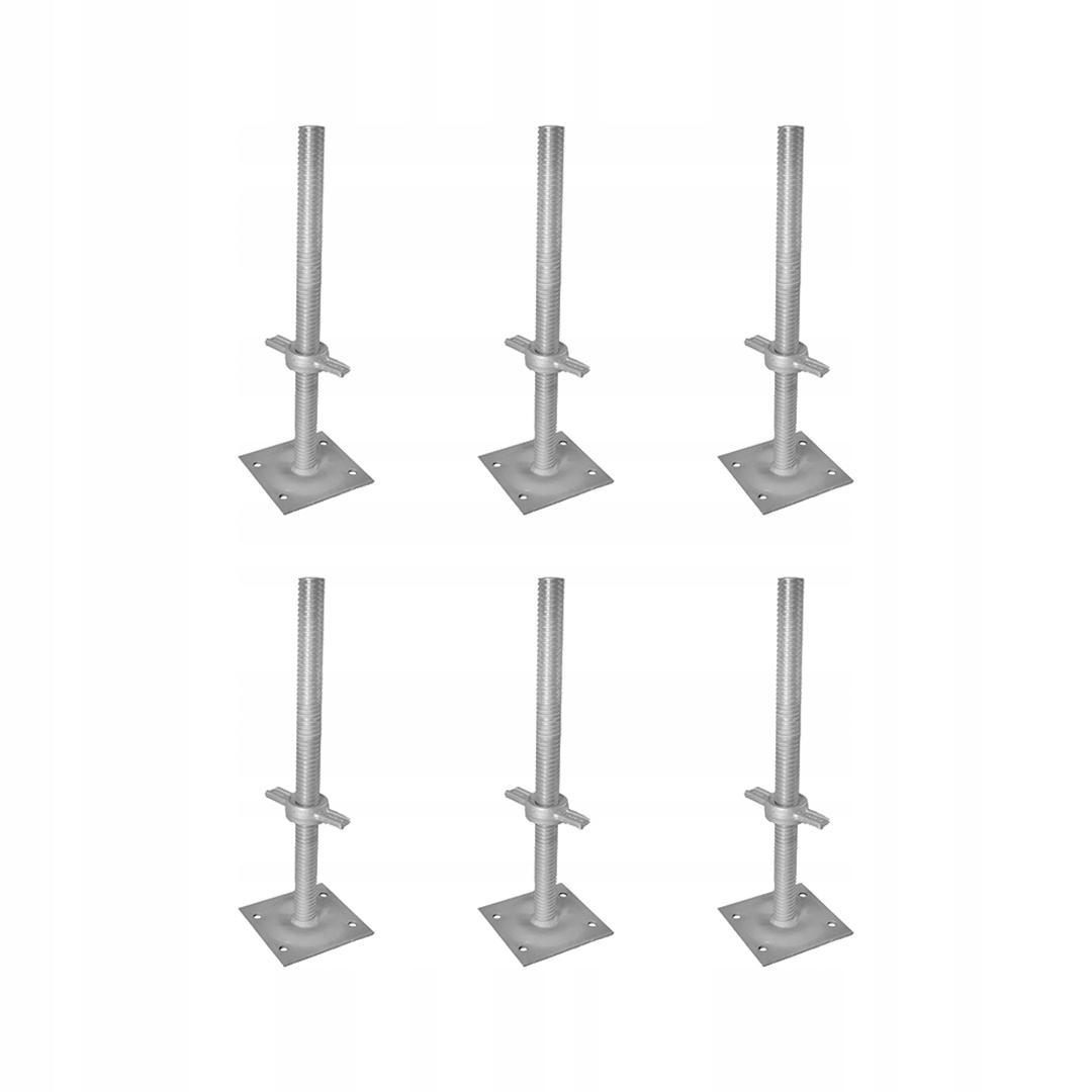 Podstawa Stopa 50cm fi 32 stopka do rusztowania 6 sztuk ocynkowana