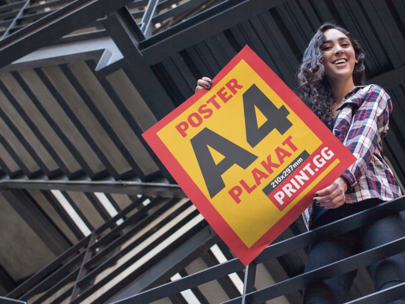 PLAKAT A4 210x297 mm, 170g, KOLOR Marka inny